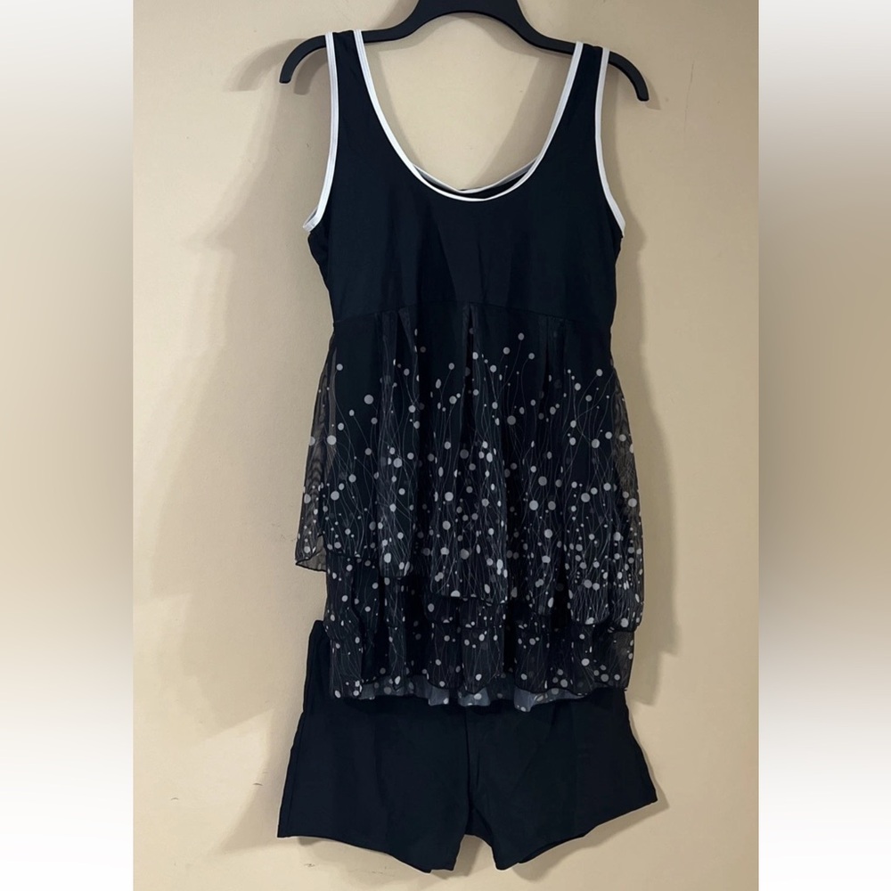 Womens XL  Size Swimsuit Two Piece Tankini Bathing Suits with Shorts …#328